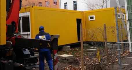 Container für ambulante Dienstleistungen