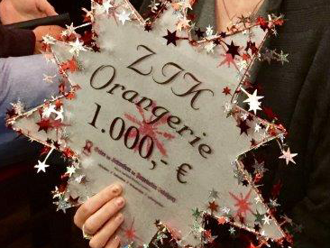 Großzügige Spende für die Orangerie