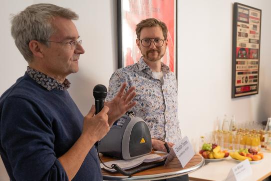 Christian Thomes bei seiner Ansprache