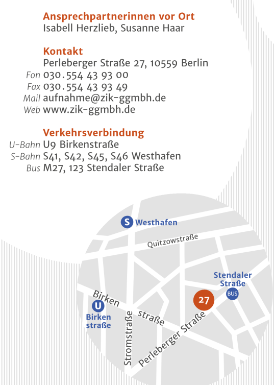 Infos zur Aufnahme, Perleberger Straße