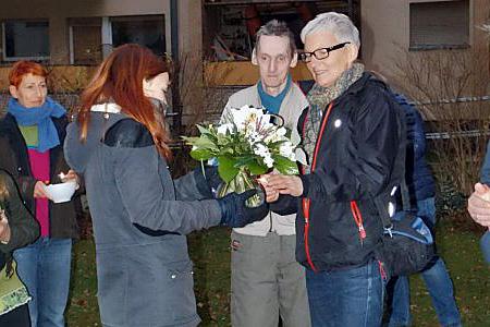 Dank an die Künstlerin