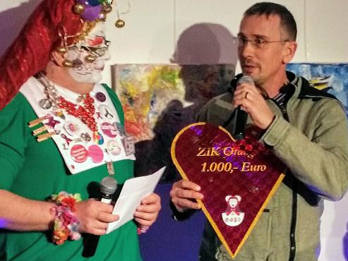 Großzügige Spende für die Orangerie