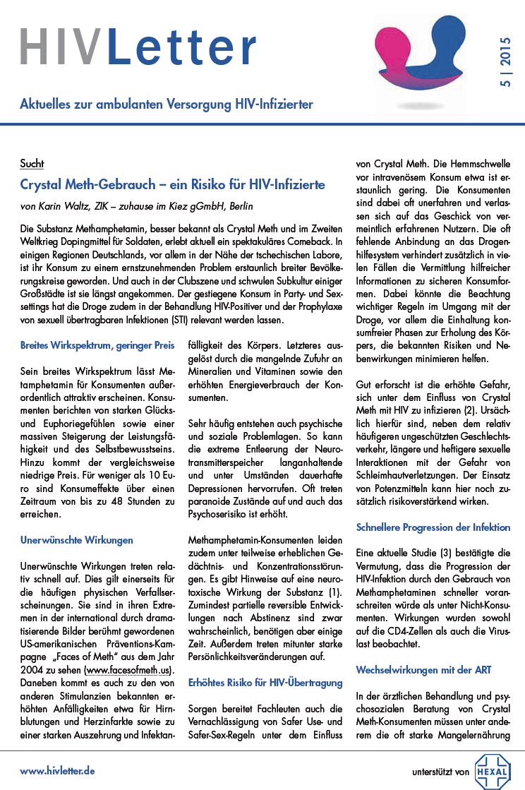 HIVLetter 5/2015, Seite 1
