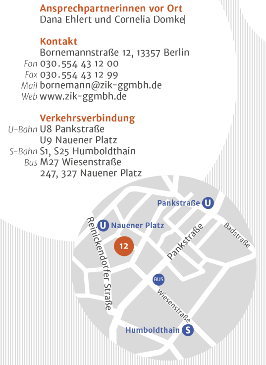 Infos zur Einrichtung Bornemannstraße