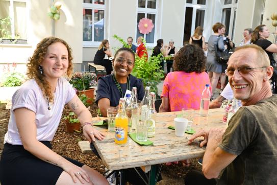 Erster Jahrestag in der Reuterstraße