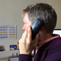 Martin Hilckmann beim Interview