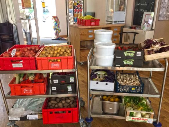 Gespendete Lebensmittel